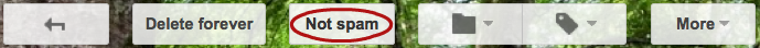 Mark As Not Spam Mark As Not Spaml